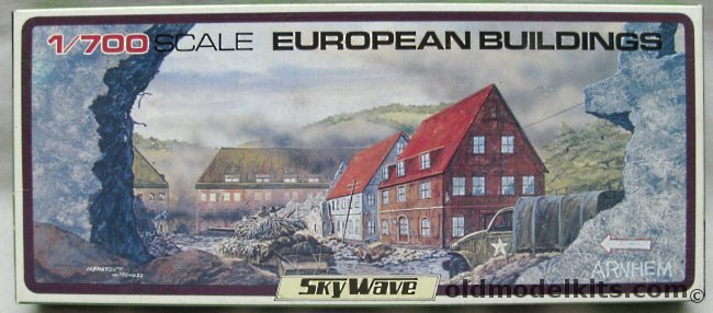 Skywave 1/700 European Buildings, SW500 plastic model kit